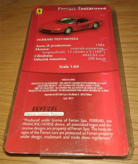 Kyosho - Ferrari Testarossa (1/64)