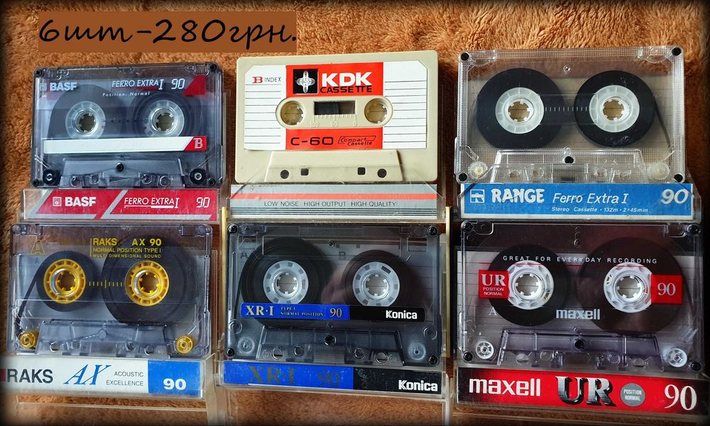 Кассеты Касети лот Denon Maxell