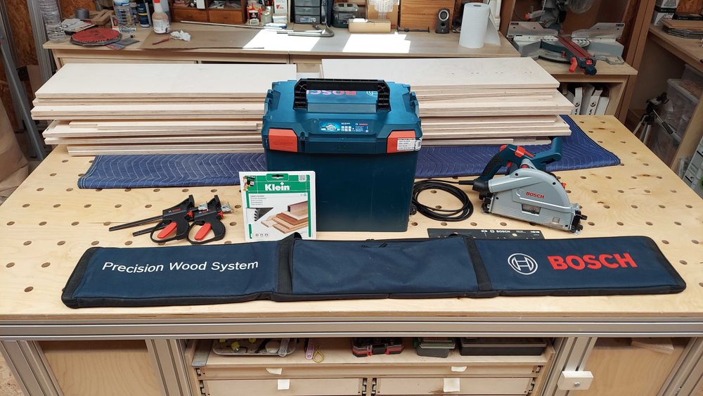 Serra GKT 55 GCE Bosch Professional + grampos Bosch FSN KZW