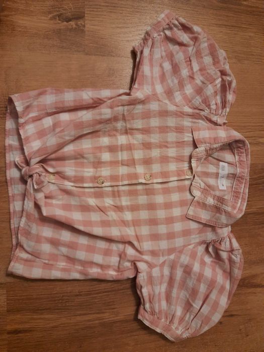 Bluzka bluzeczka koszula na lato dla dziewczynki 128cm 8lat