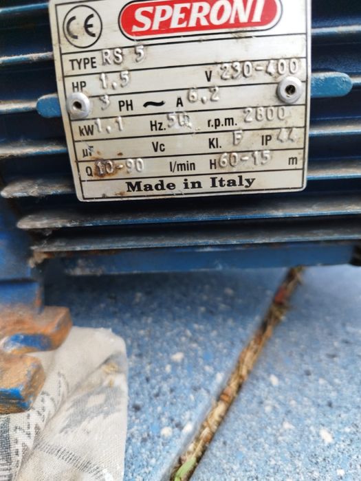 Silnik Speroni 380 V sprawny Speroni 380 V