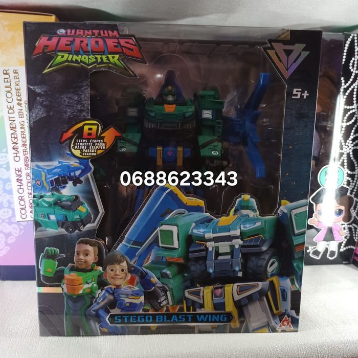 Робот-трансформер Dinoster Stego Blust Wing Стего Бласт Вінг EU580812