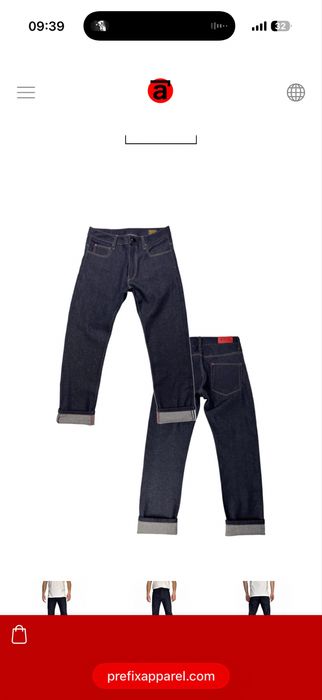 RAW Denim Indigo джинси riot division Prefix Apparel селвідж selvedge