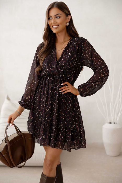 Czekoladowa sukienka