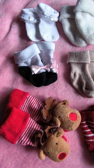 Skarpetki niemowlęce rozm 0-3 miesiące