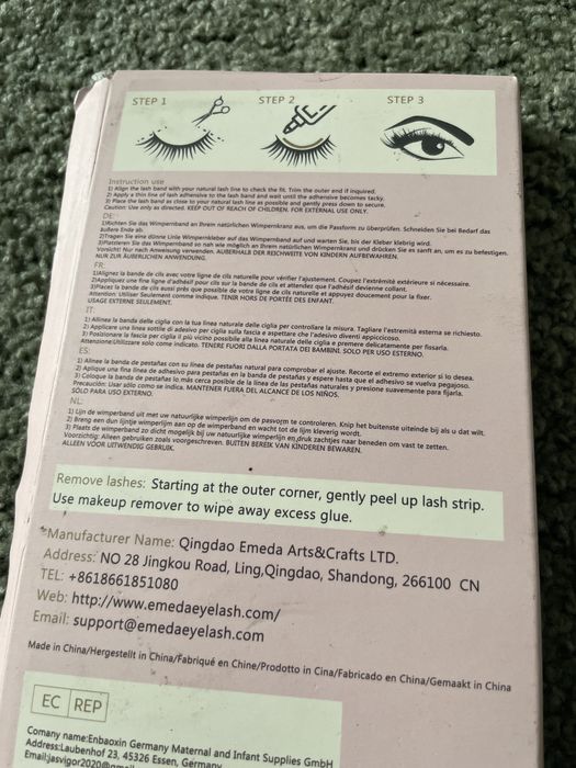 Emeda False Eyelashes zestaw rzęs na pasku 0204