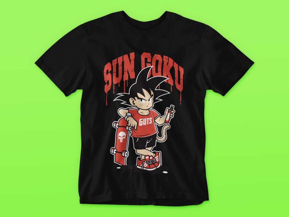T-Shirt Personalizada Sun Goku Dragon Ball Z #2015