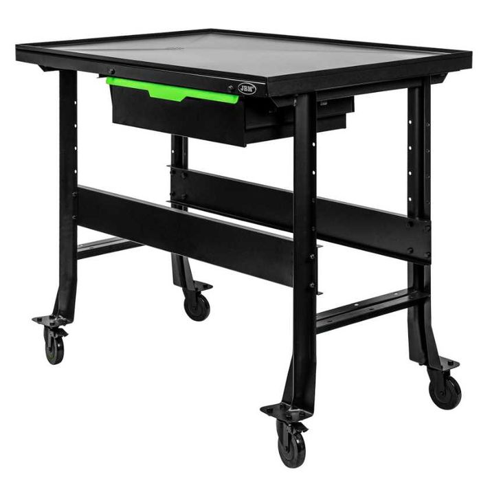 MESA DE TRABALHO MÓVEL COM SISTEMA DE DRENAGEM, DEPÓSITO E GAVETA PARA FERRAMENTAS REF: 55097