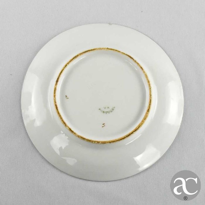 Chávena de chá e pires, porcelana Vista Alegre “Viva D. Miguel II”