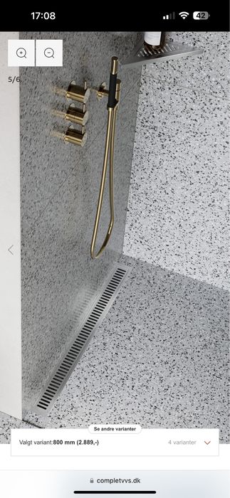 Odplyw liniowy UNIDRAIN 800 Kompletny (liniowka prysznic brodzik) TOP