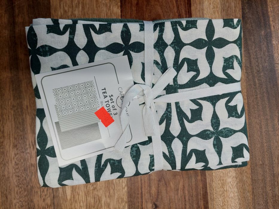 3 pak ściereczek bawełnianych Cape Home  50x70 cm zieleń