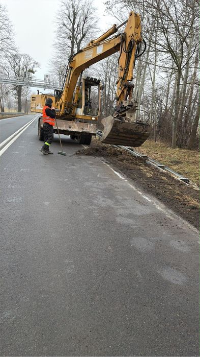 Uslugi koparką kołową