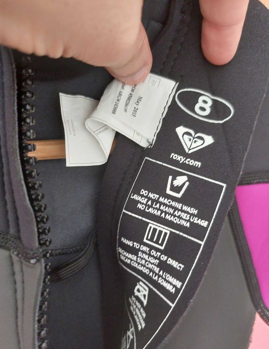 Fato de Surf criança menina Roxy Syncro - Tamanho 8