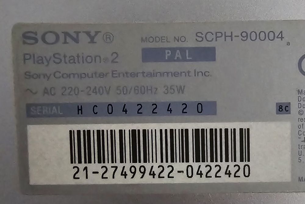Ps2 model SCPH-90004+2 pady +karta