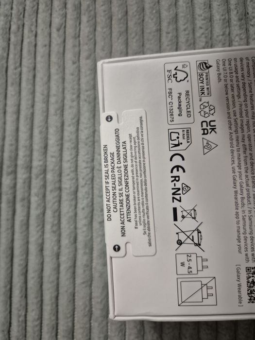 Słuchawki Samsung Galaxy Buds3 – NOWE, fabrycznie zaplombowane