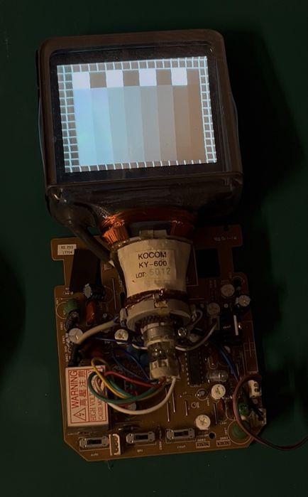 Mini monitor CRT projekcyjny, sprawny