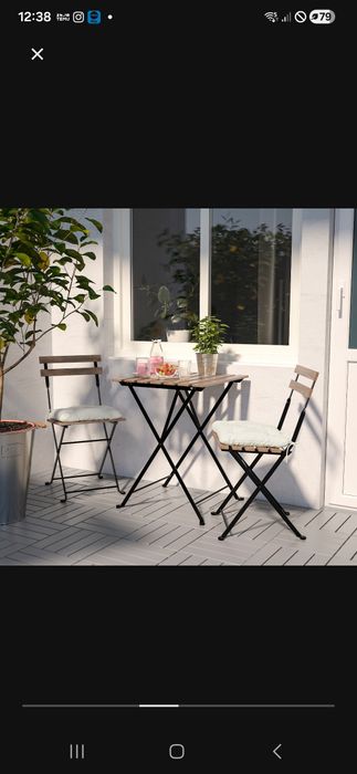 Mesa de exterior + Vidro