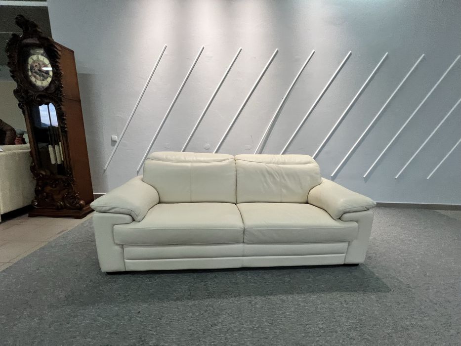 Диван трійка шкіряний мякий