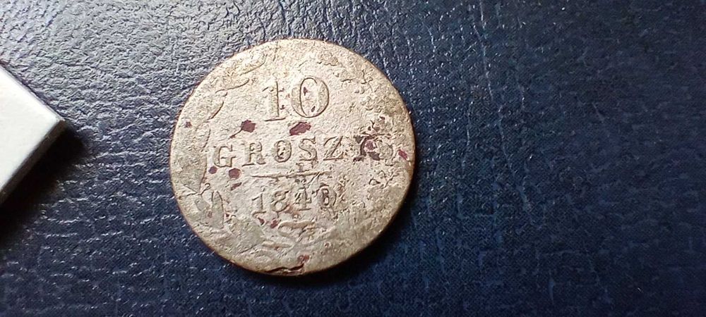 Stare monety 10 groszy 1840 srebro /2