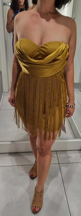 Sukienka mini karnawał sylwester Wielki Gatsby retro lata 40