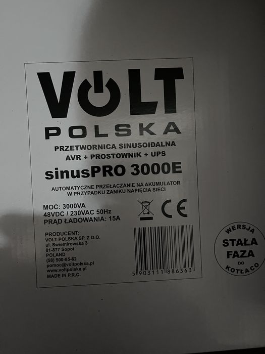 Інвектор Volt в наявності новий
