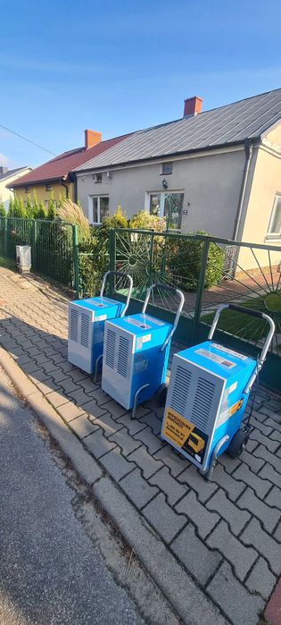 WYNAJEM Osuszacz powietrza Osuszanie po tynkach wylewkach zalaniu