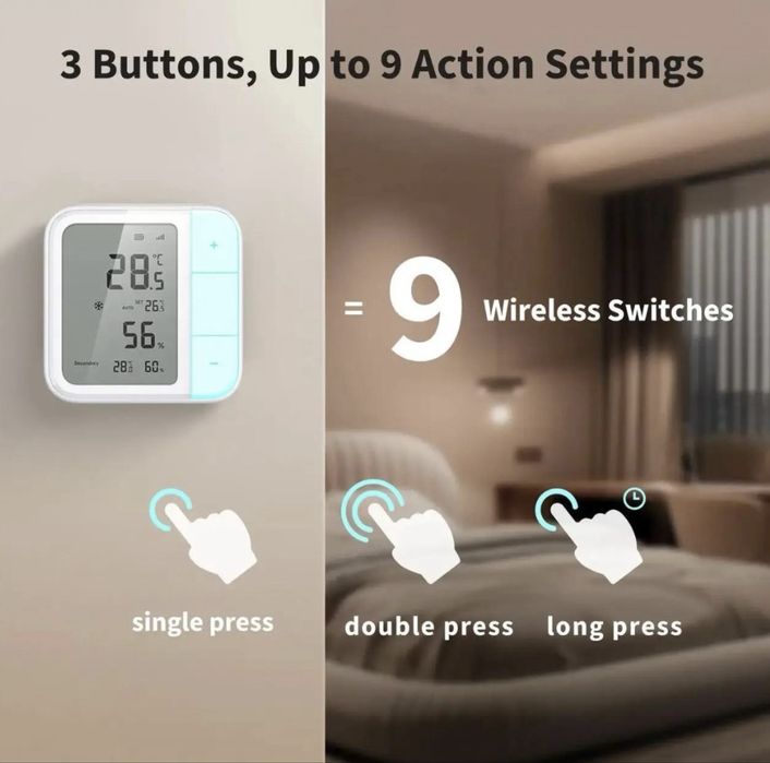 Aqara W100 датчик температури вологості тиску Matter Thread Zigbee EU