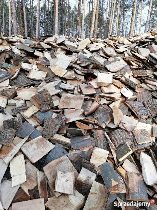 Drewno opałowe grube zrzyny tartaczane