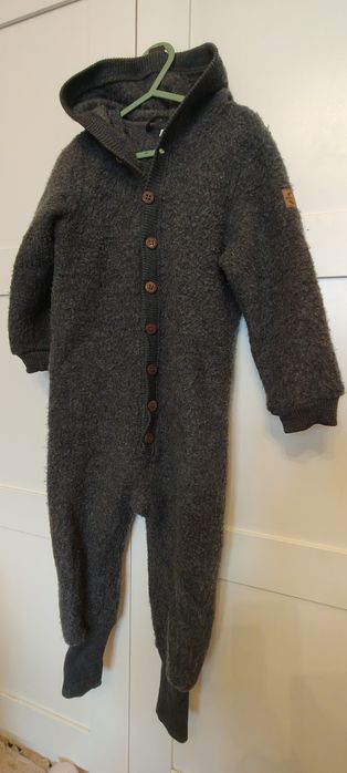 Kombinezon wełniany merino mikk-line 98/104 super stan