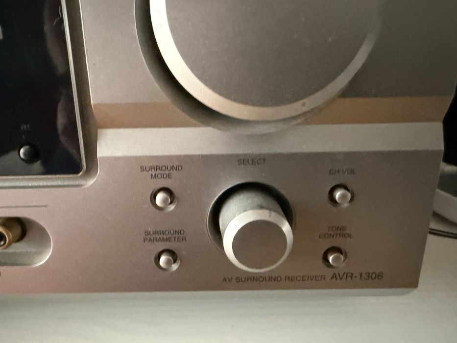 Denon kino domowe 5.0 AVR-1306 + DVD-1730 + kolumny Eltax | komplet + piloty