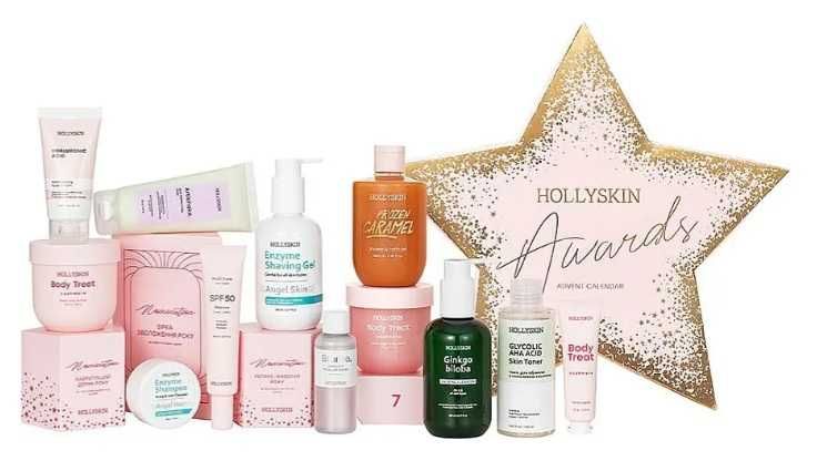 Адвент календар HOLLYSKIN Awards подарунковий набір косметики