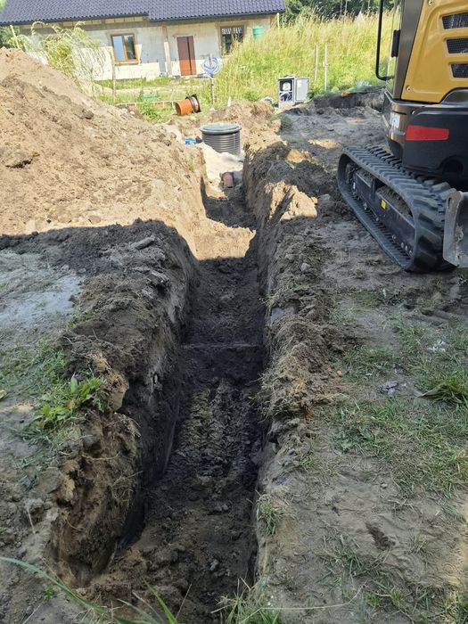 Usługi ziemne minikoparka 4T z rototiltem SY35U