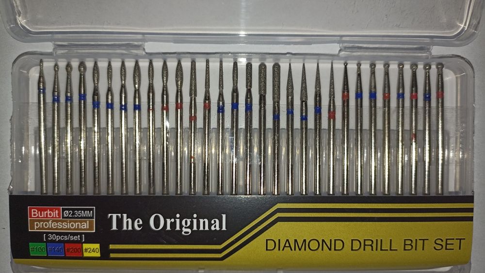 Фрези для манікюру. Набір 30 шт.