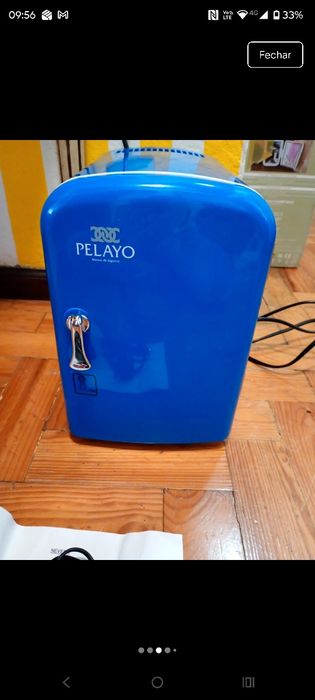 Mini frigorífico portátil auto e casa (aquece e resfria)