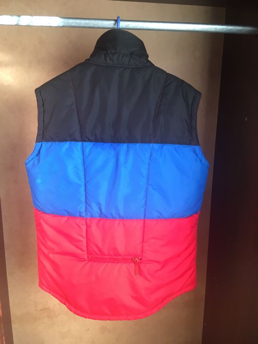 OLDSHOOL ciepła KURTKA BEZRĘKAWNIK HEAD wysoki kołnierz wysoka jakość