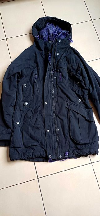 Kurtka damska zimowa roz.38-40 czarna,sportowa oddychającą,