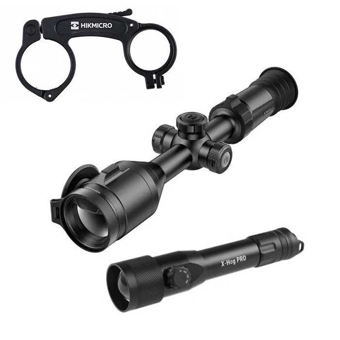 Luneta noktowizyjna z dalmierzem Nocpix NITE D70R + Iluminator X-Hog Pro  RATY 0%  CentrumTermowizji.pl celownik noktowizyjny noktowizor Warszawa
