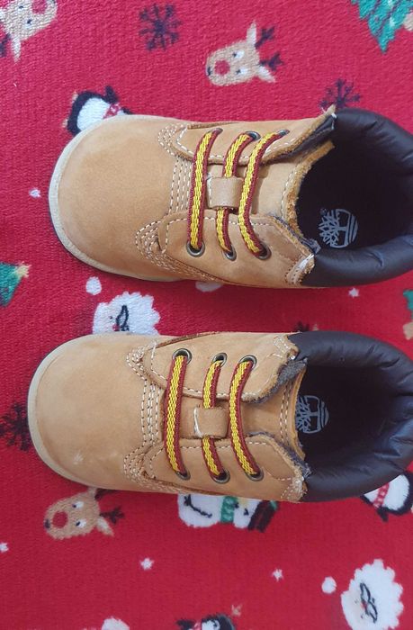 Skorzane buty dziecięce Timberland 18.5
