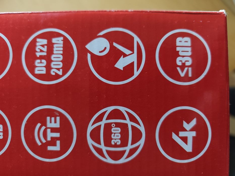 Antena dookólna aktywna 360°