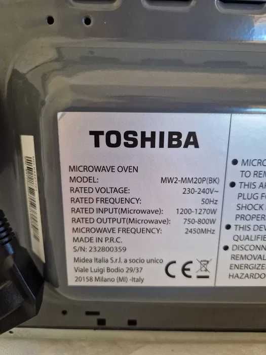 Mikrofala Toshiba MW2-MM2OP(BK