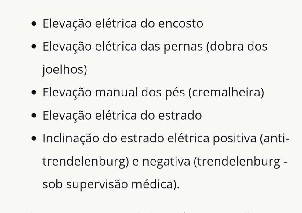 Cama articulada com colchão anti escaras, tudo novo