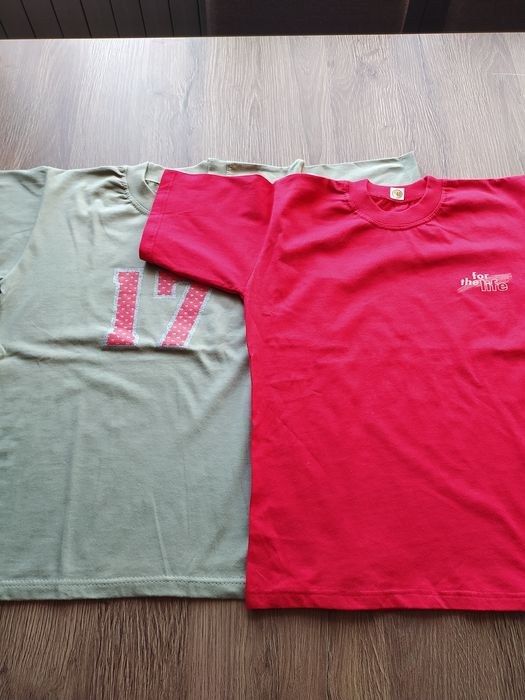 Dwa T shirty 140 duże nowe