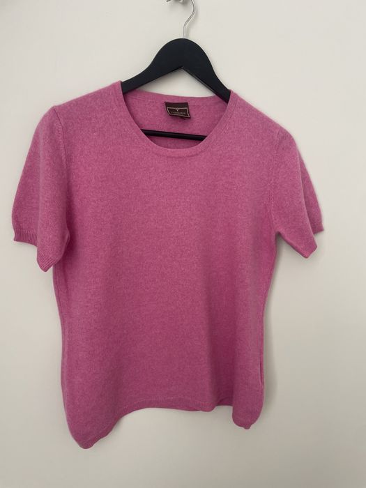 100 % кашемір футболка светр M/L рожева стиль cos