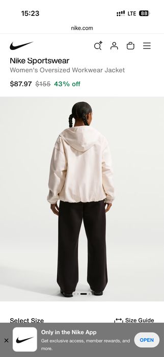 Nike Women's Oversized Workwear Jacket куртка розмір L Оверсайз (на XL)