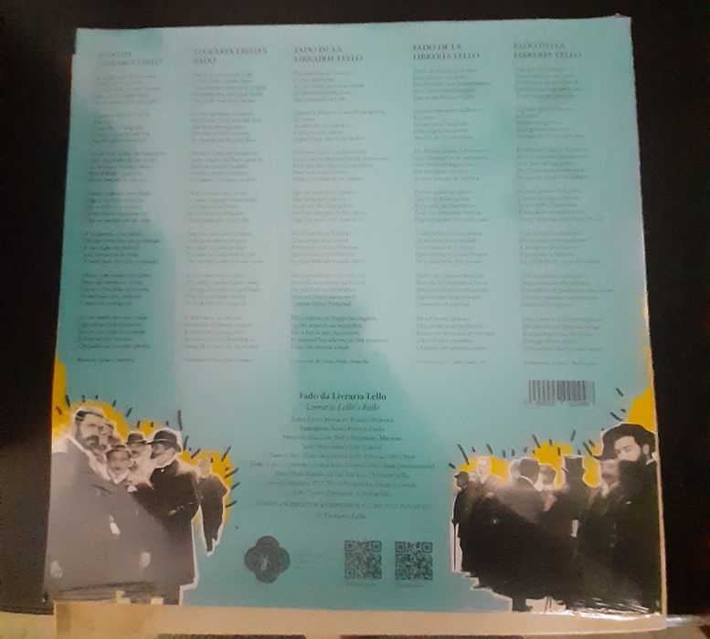 Disco Vinil Fado da Livraria Lello