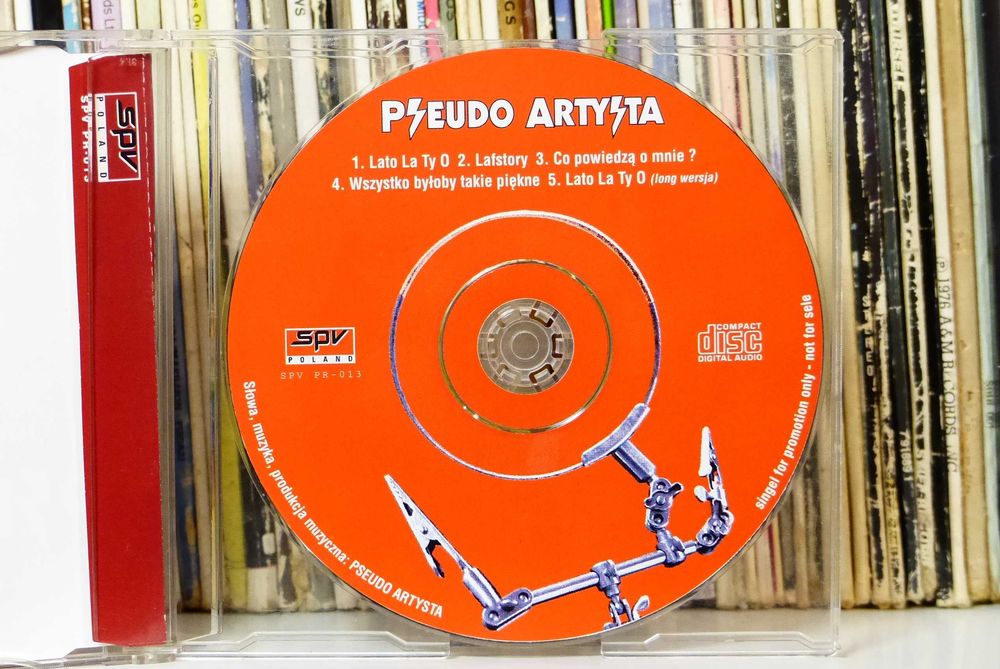 CD Pseudo Artysta - Lato la ty o 2001 epka promocyjny singiel