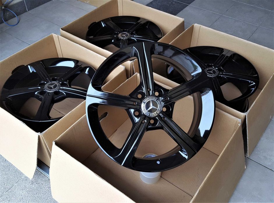 Alufelgi 17 Mercedes A B C CLA GLA V Vito Viano Czarne ! 5x112 490#