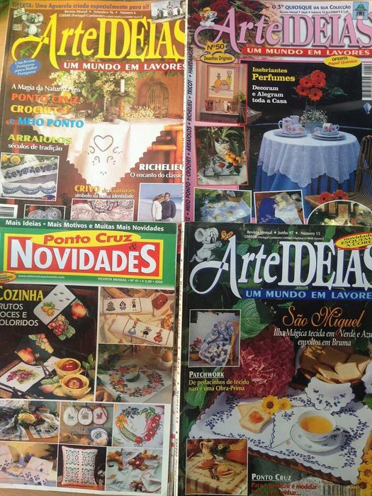 Revistas para ponto cruz