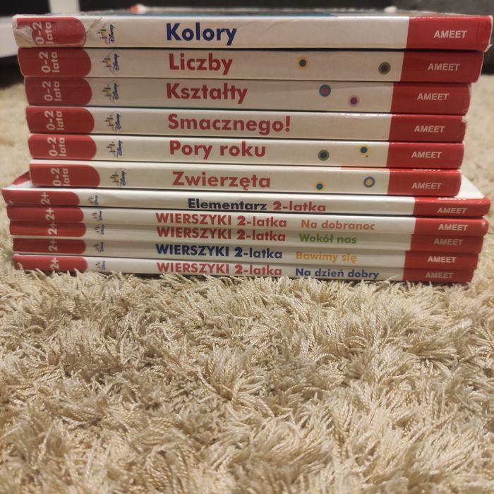 Disney ksiażeczki 0-2 i 2+