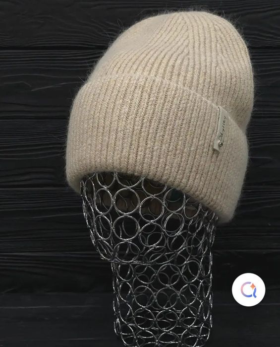 Зимова тепла шапка ангорка.НОВА.ЖіночаТренд 2026року. шапка .